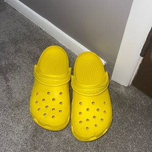 yellow crocs